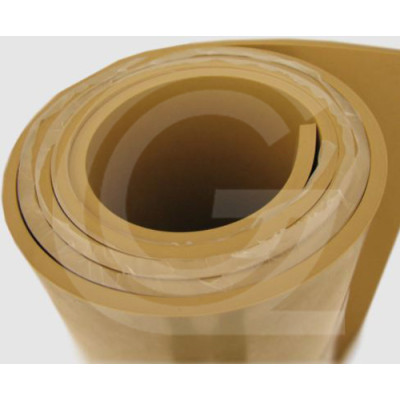 Plaatrubber (Para) natuurrubber | beige | 1.40 breed | 2 mm